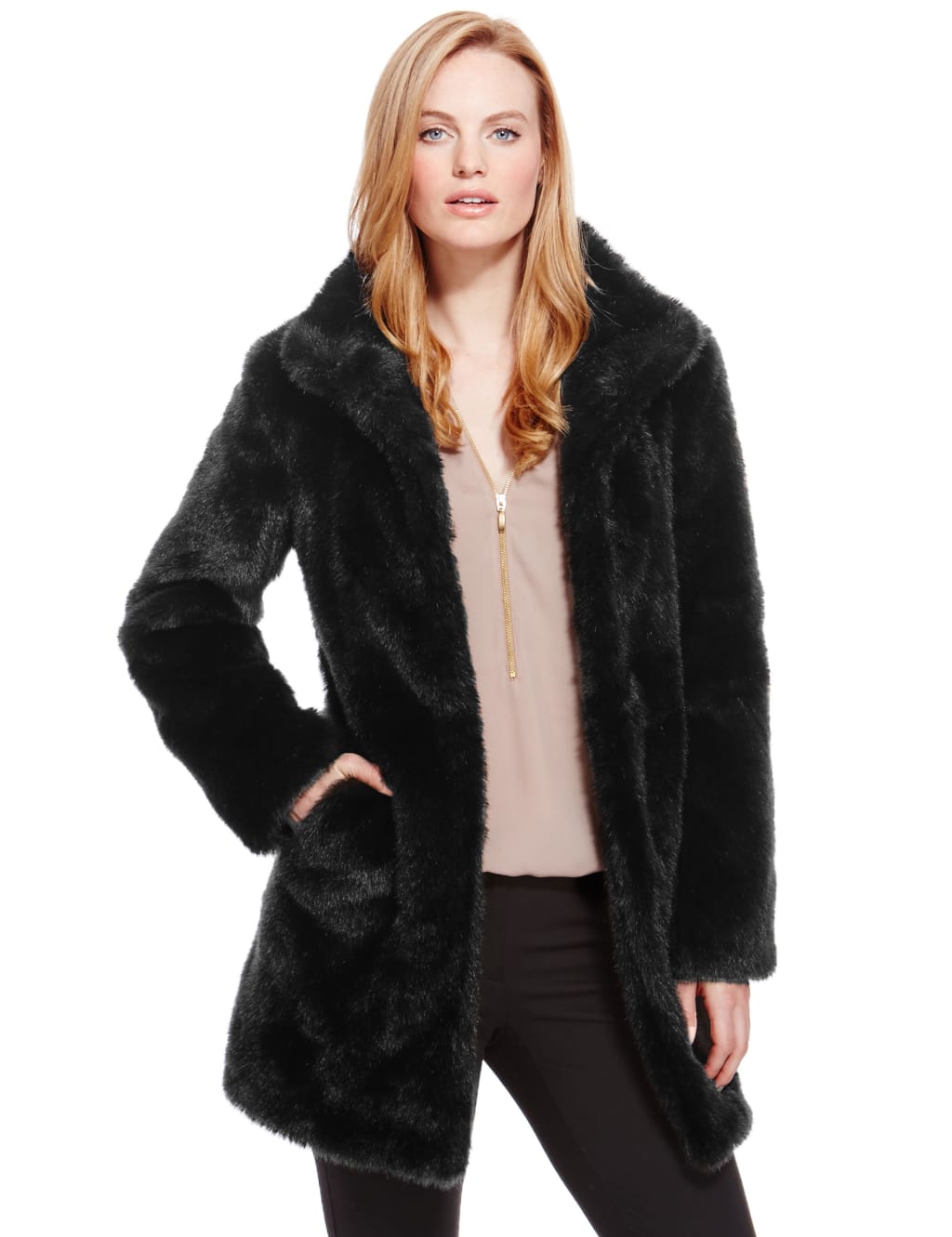 Faux Fur Coat 1 of 5