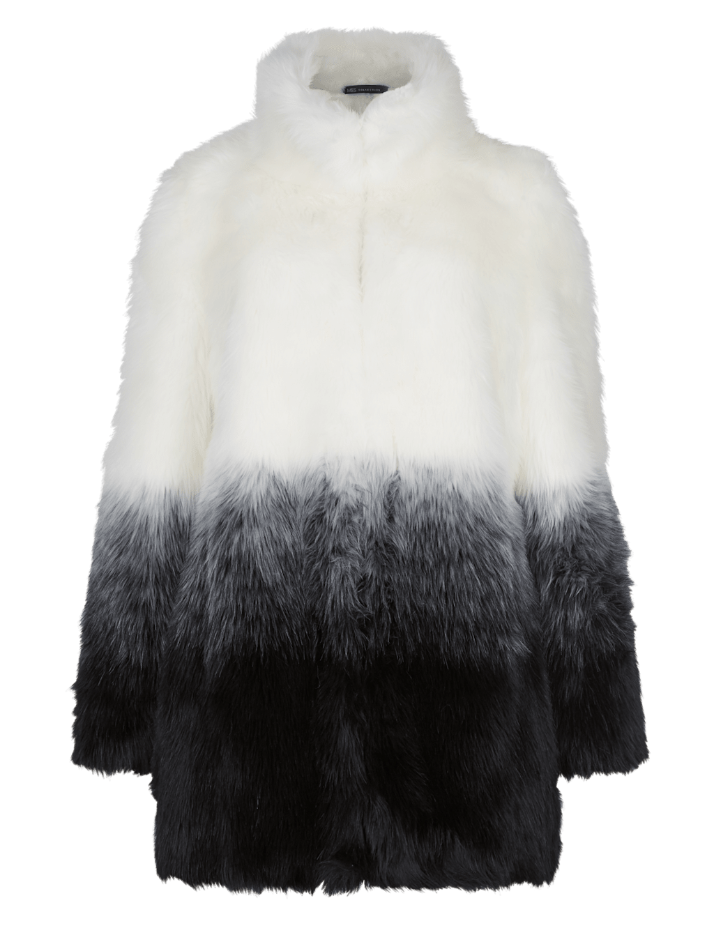 Faux Fur Ombre Effect Coat 2 of 4