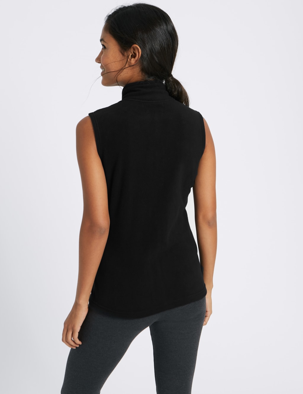Fleece Contrasting Zip Gilet 4 of 5