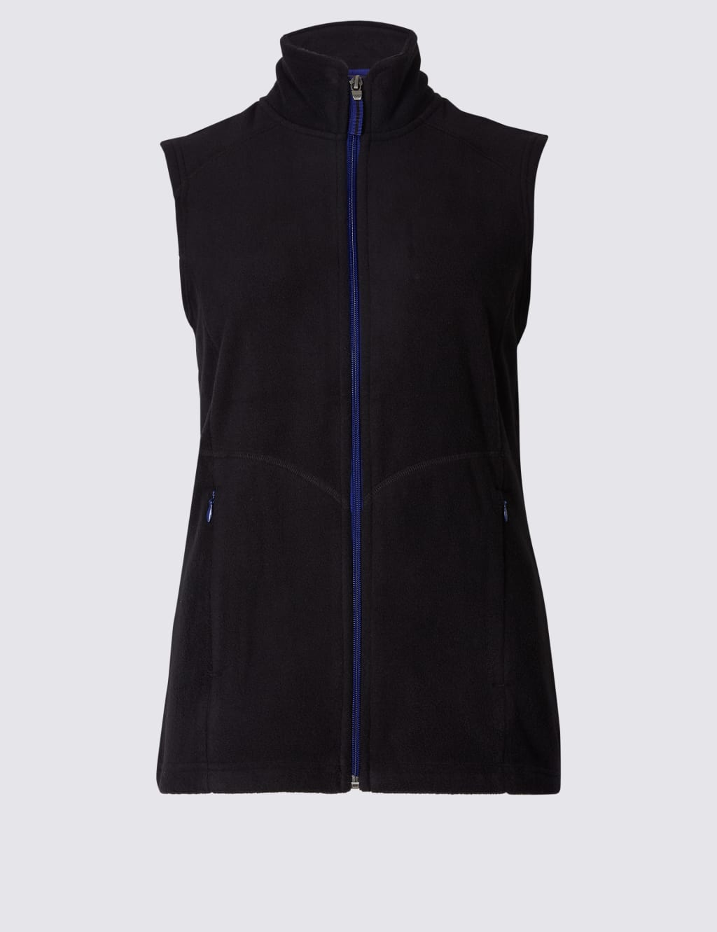 Fleece Contrasting Zip Gilet 2 of 5