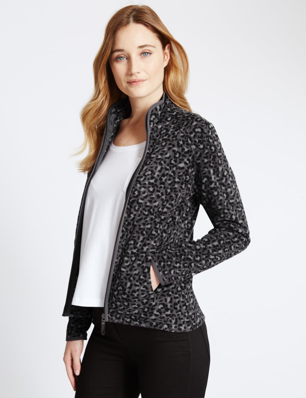 Plus leopard jacket discount