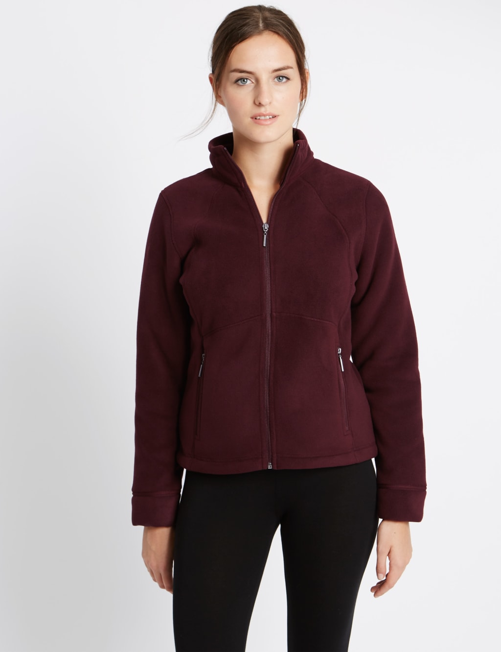 Bonded Fleece Jacket M S Collection M S