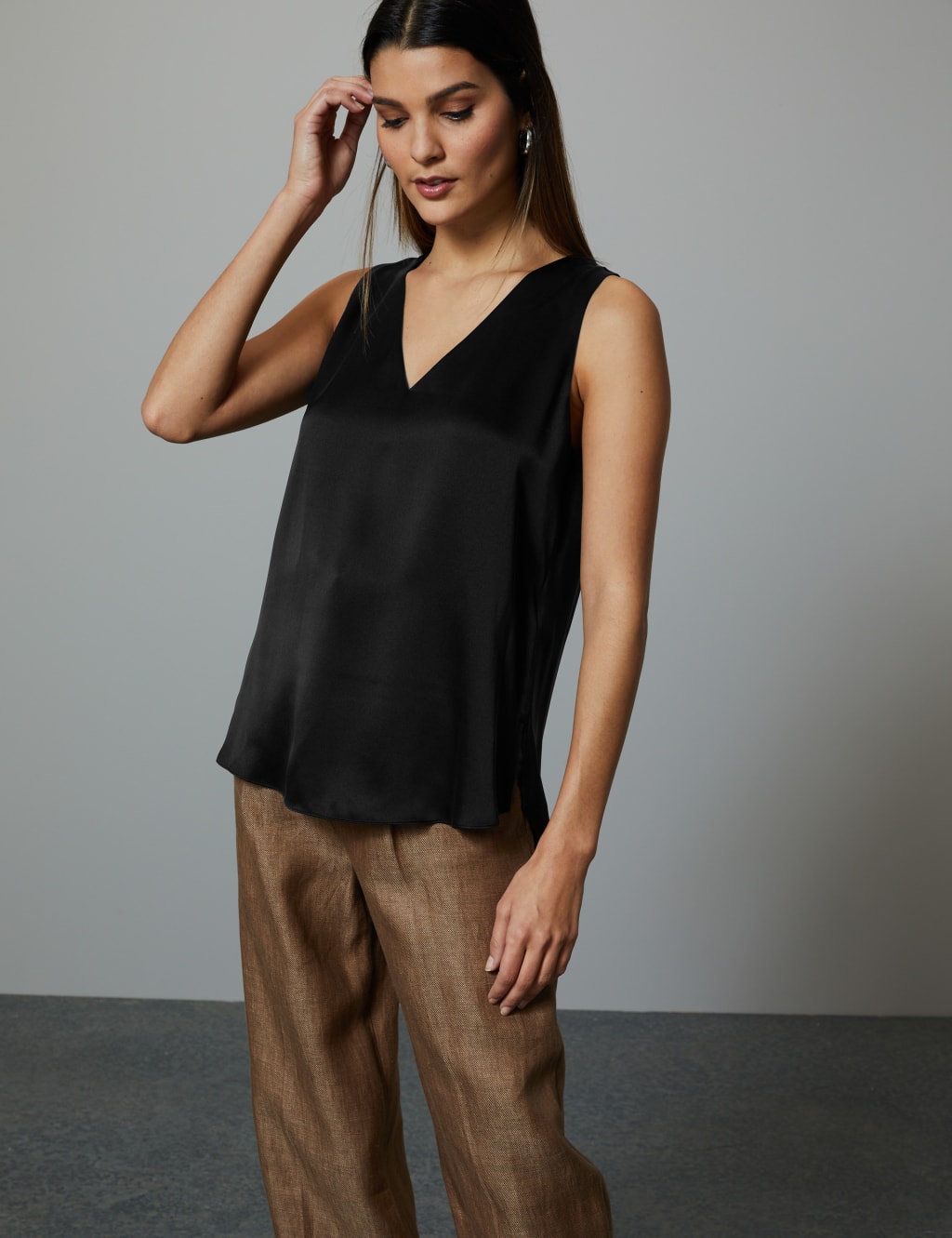 Silk vest top uk top