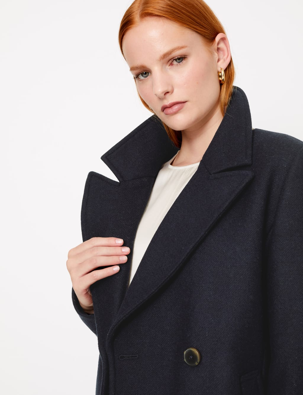 Tailored Double Breasted Coat Autograph M S