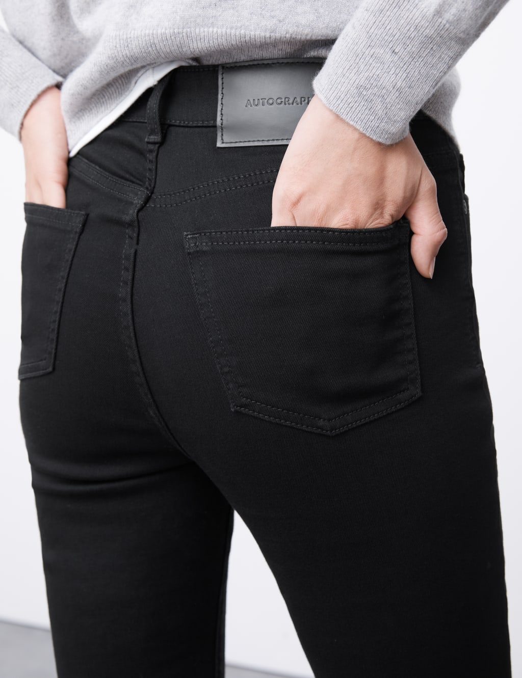Cheap black high waisted skinny jeans sales