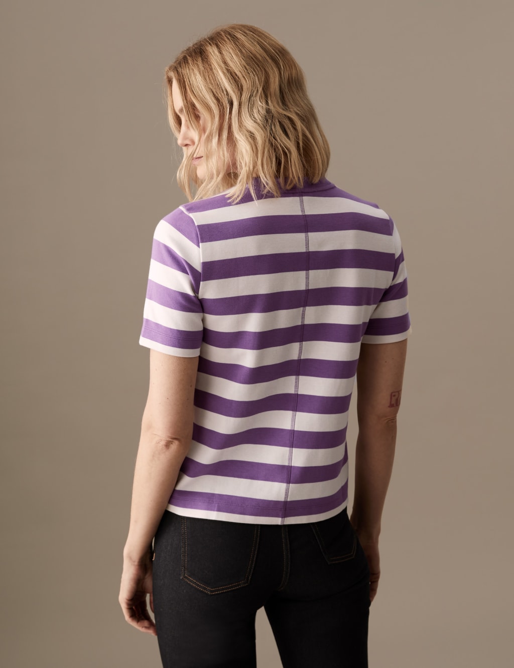 Cotton Rich Striped T-Shirt 5 of 5