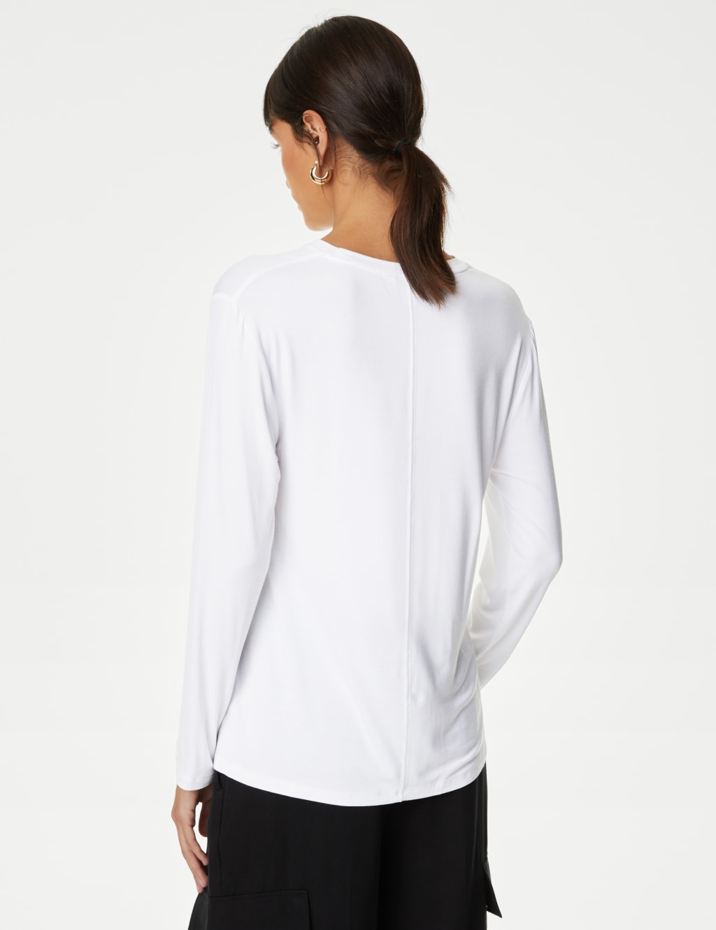Round Neck Long Sleeve Top 5 of 5