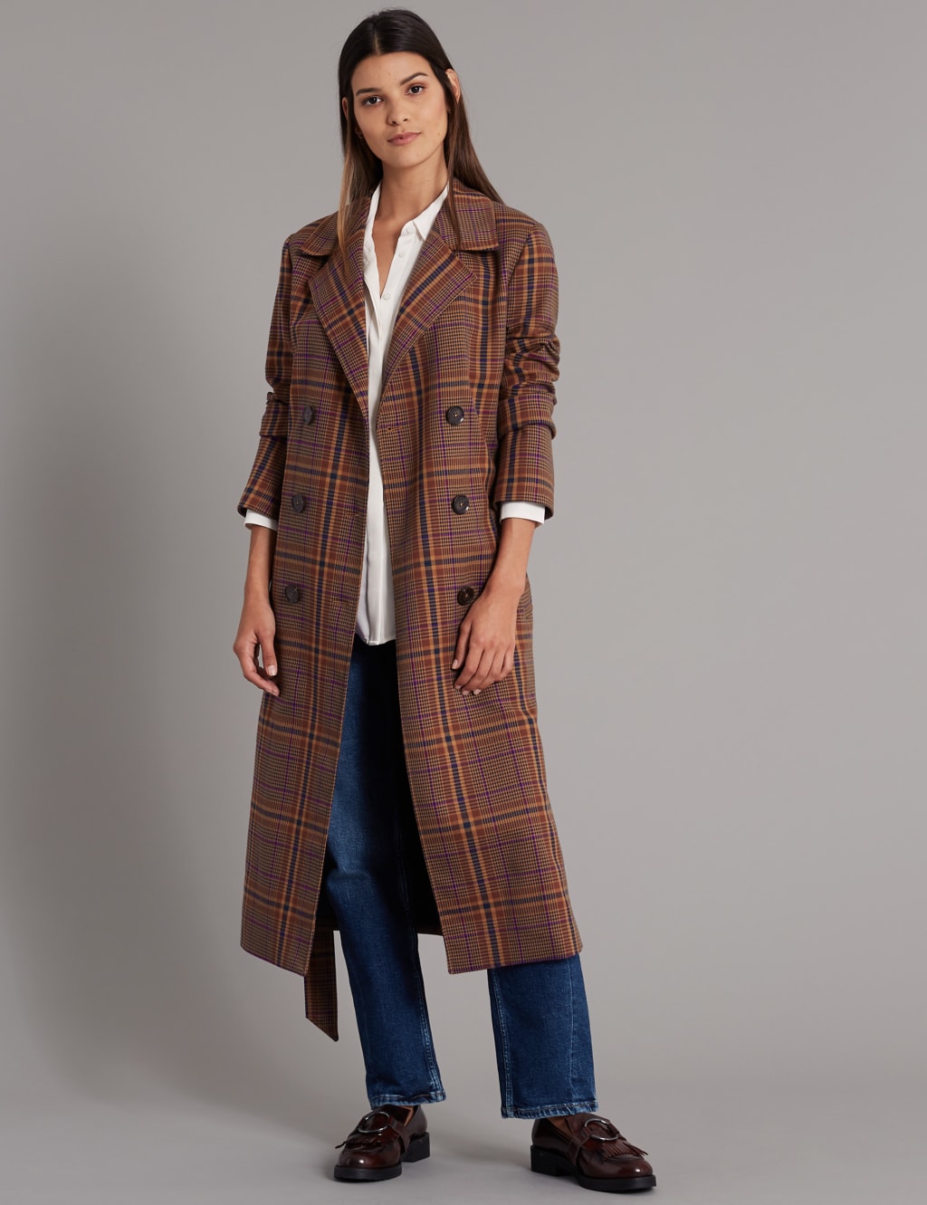 M&s autograph trench coat clearance