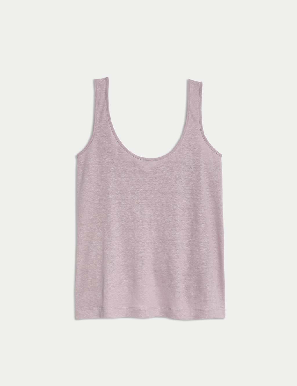 Pure Linen Scoop Neck Vest 1 of 1