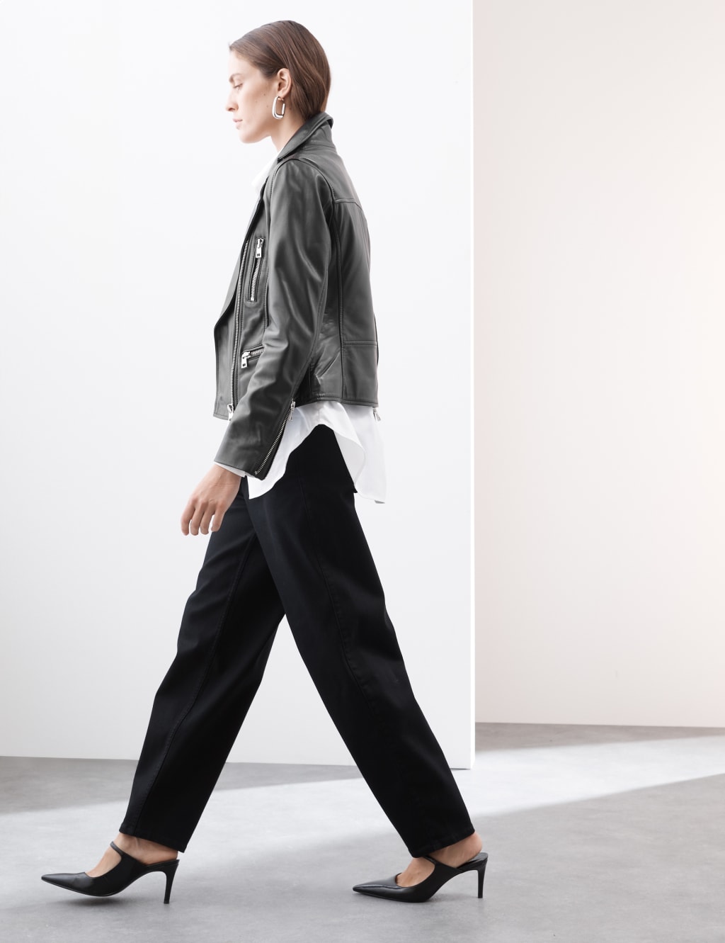Leather Biker Jacket 6 of 8