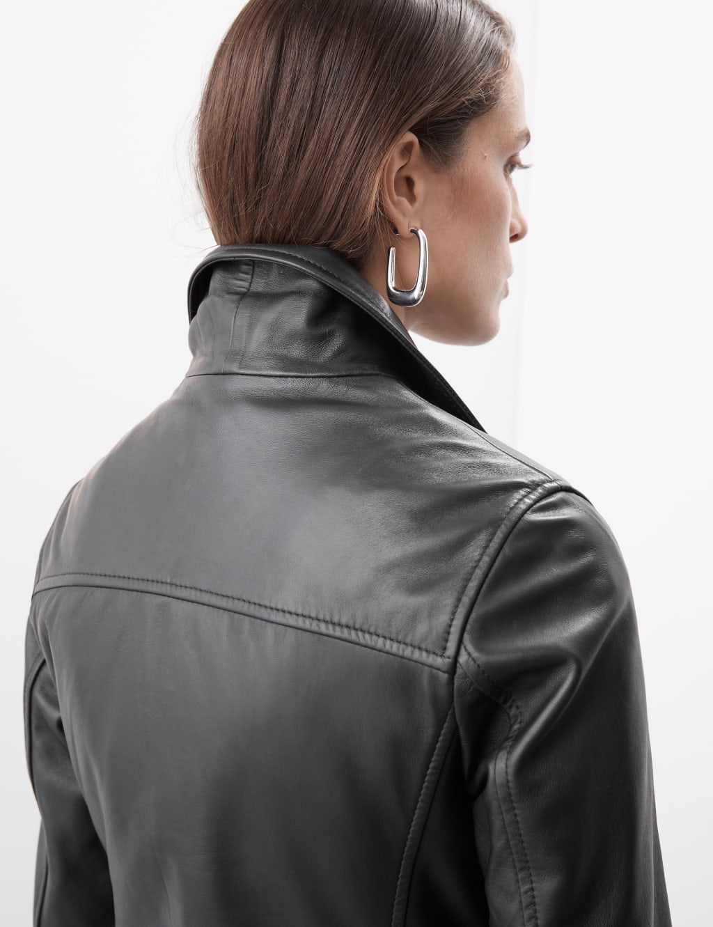 Leather Biker Jacket 7 of 8