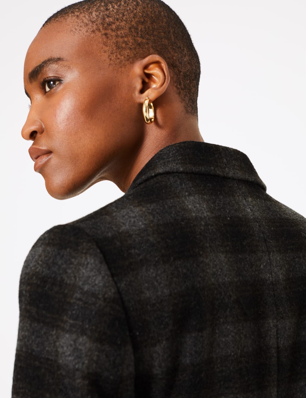 Checked Double Breasted Blazer 6 of 7