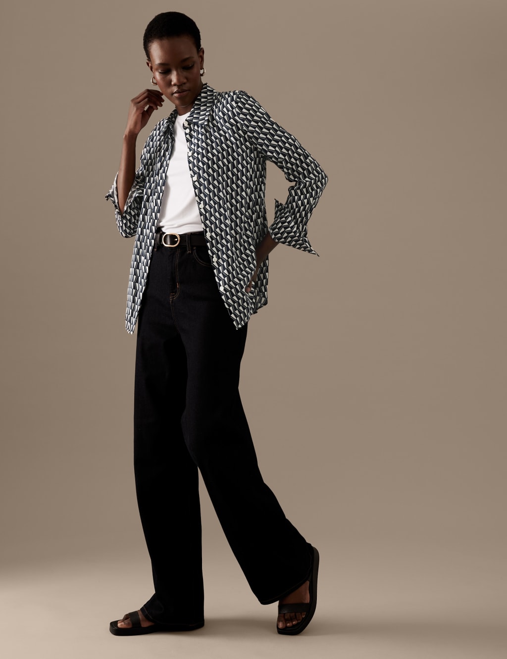 Cupro Rich Printed Shirt 4 of 6