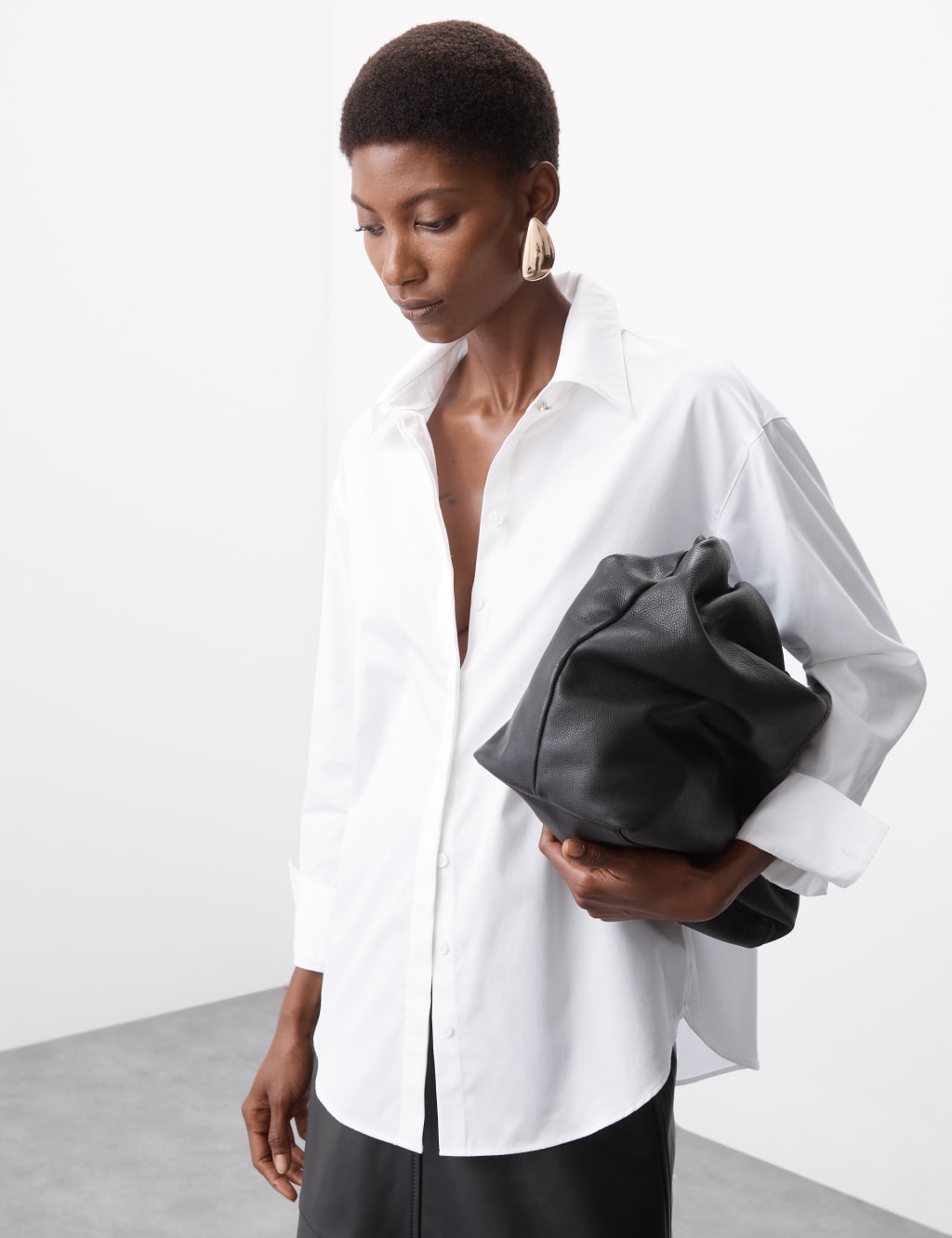 Pure Cotton Collared Relaxed Shirt | Autograph | M&S