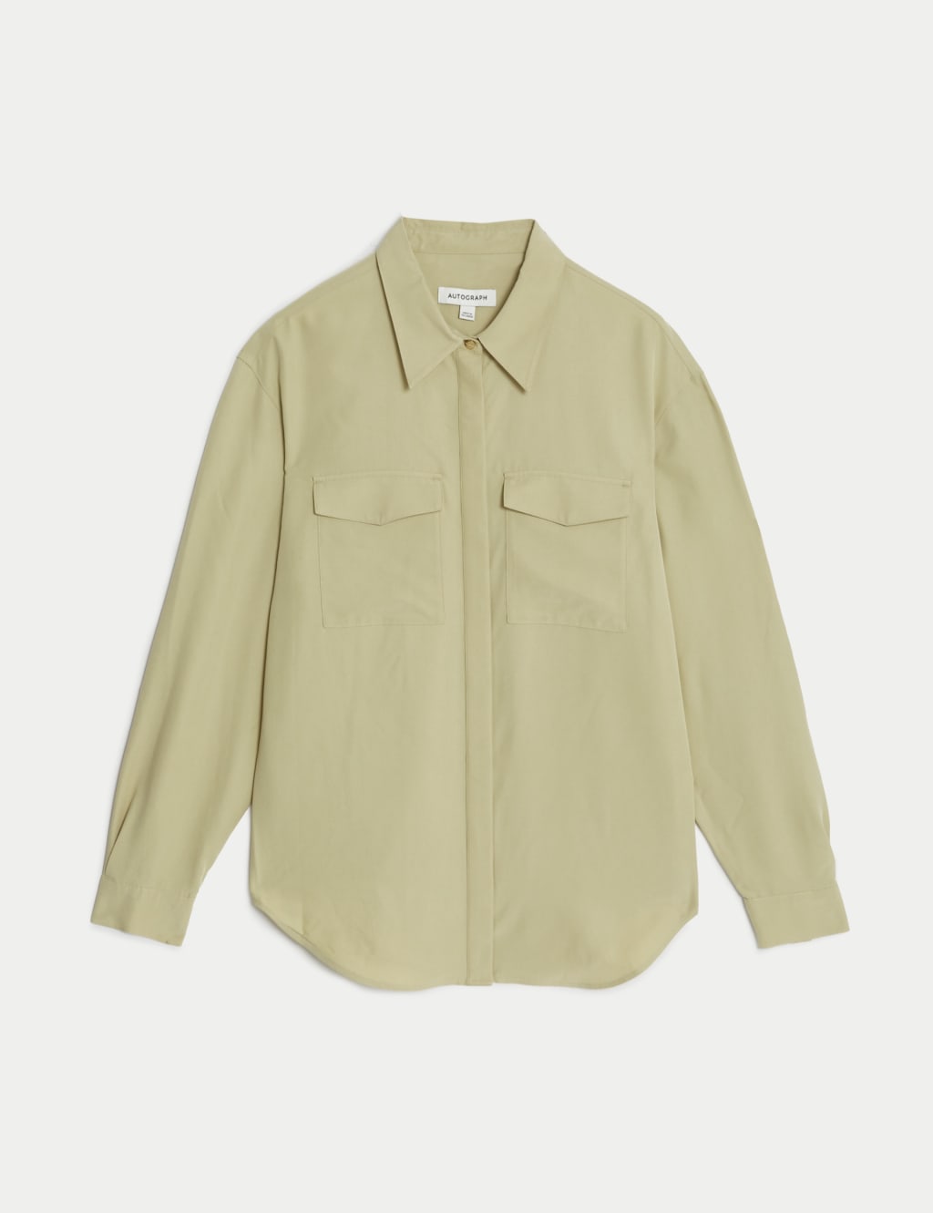 Modal Rich Collared Relaxed Utility Shirt 2 of 6