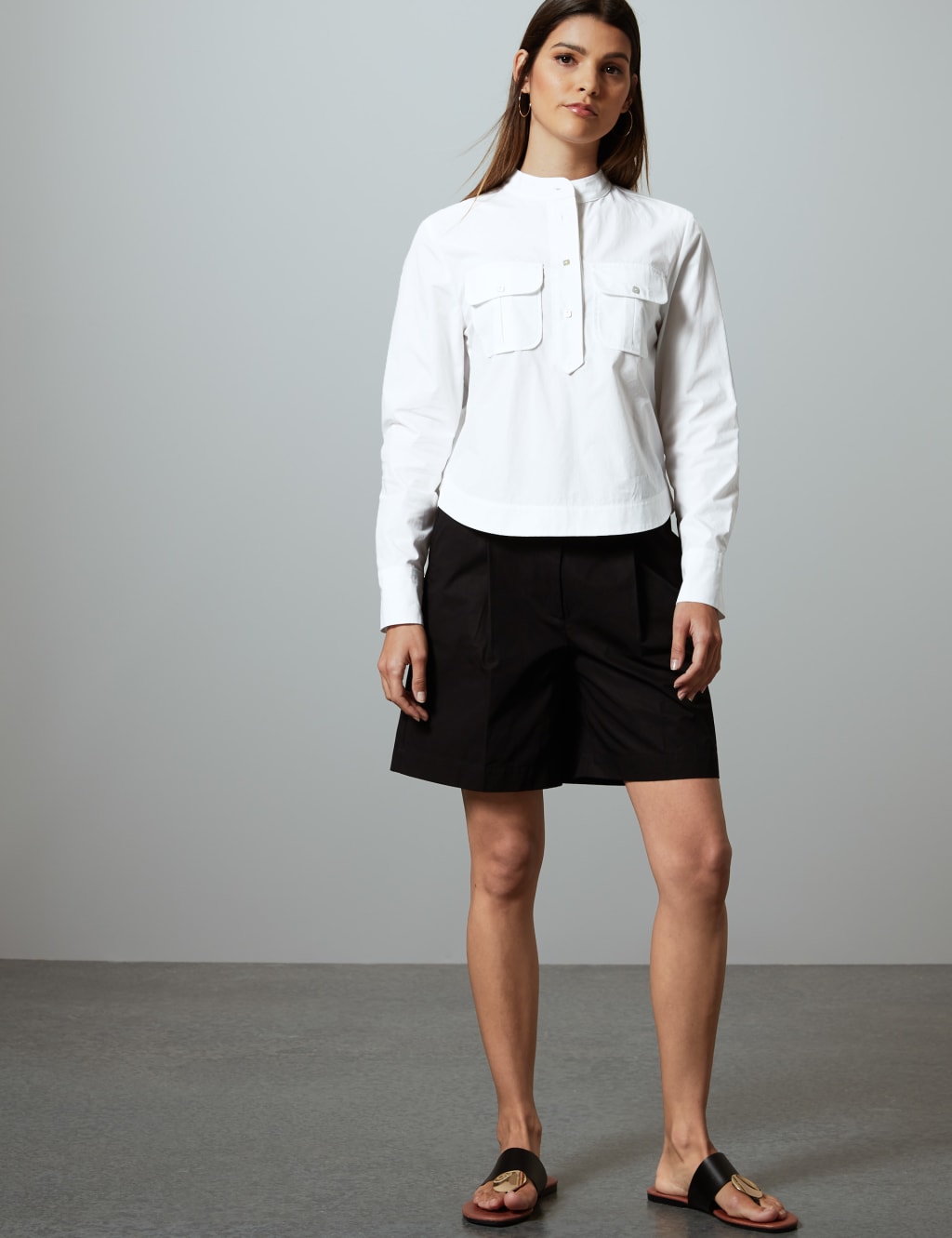 Pure Cotton Button Detailed Shirt 3 of 4