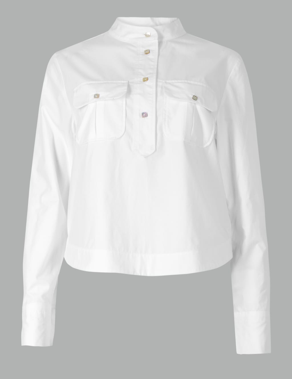 Pure Cotton Button Detailed Shirt 2 of 4