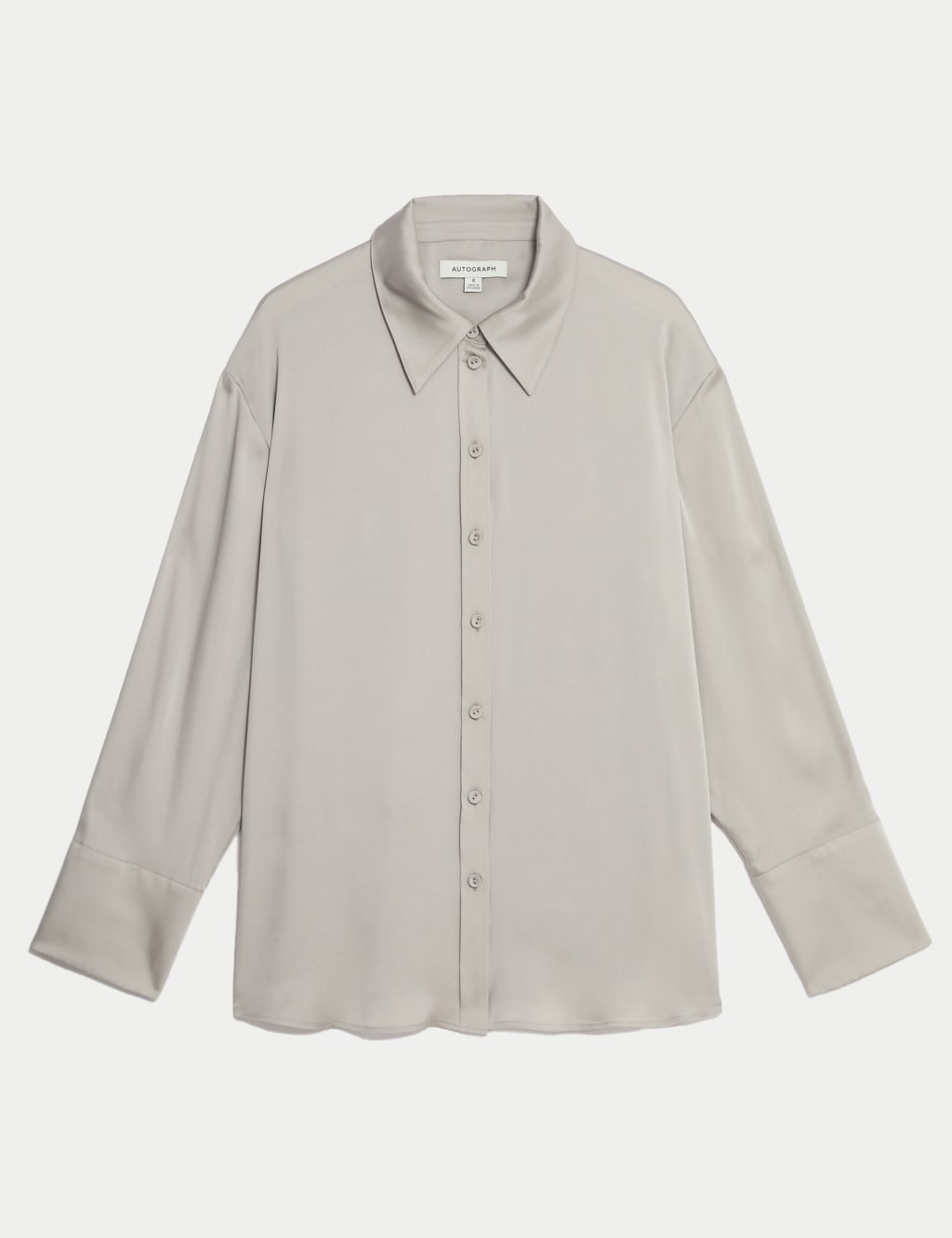 Satin Collared Relaxed Shirt 2 of 7