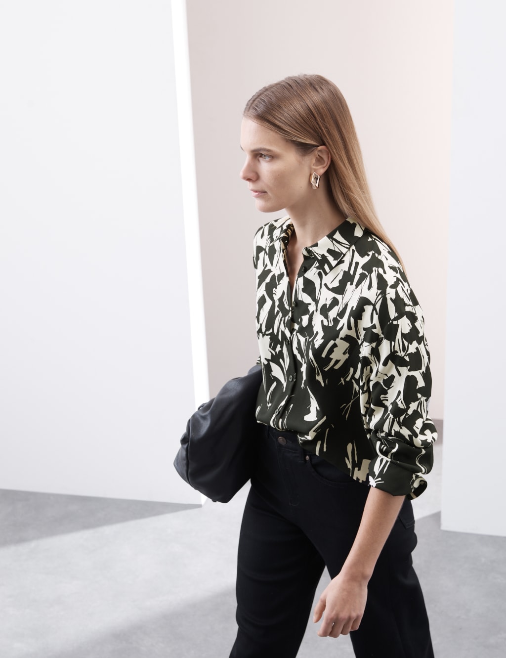Geometric Collared Shirt 5 of 6