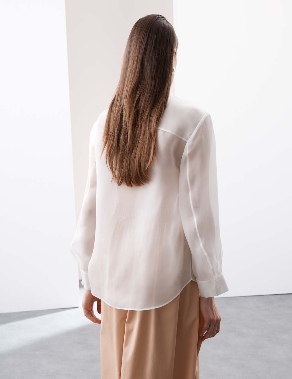 Pure Silk Organza Shirt 5 of 7