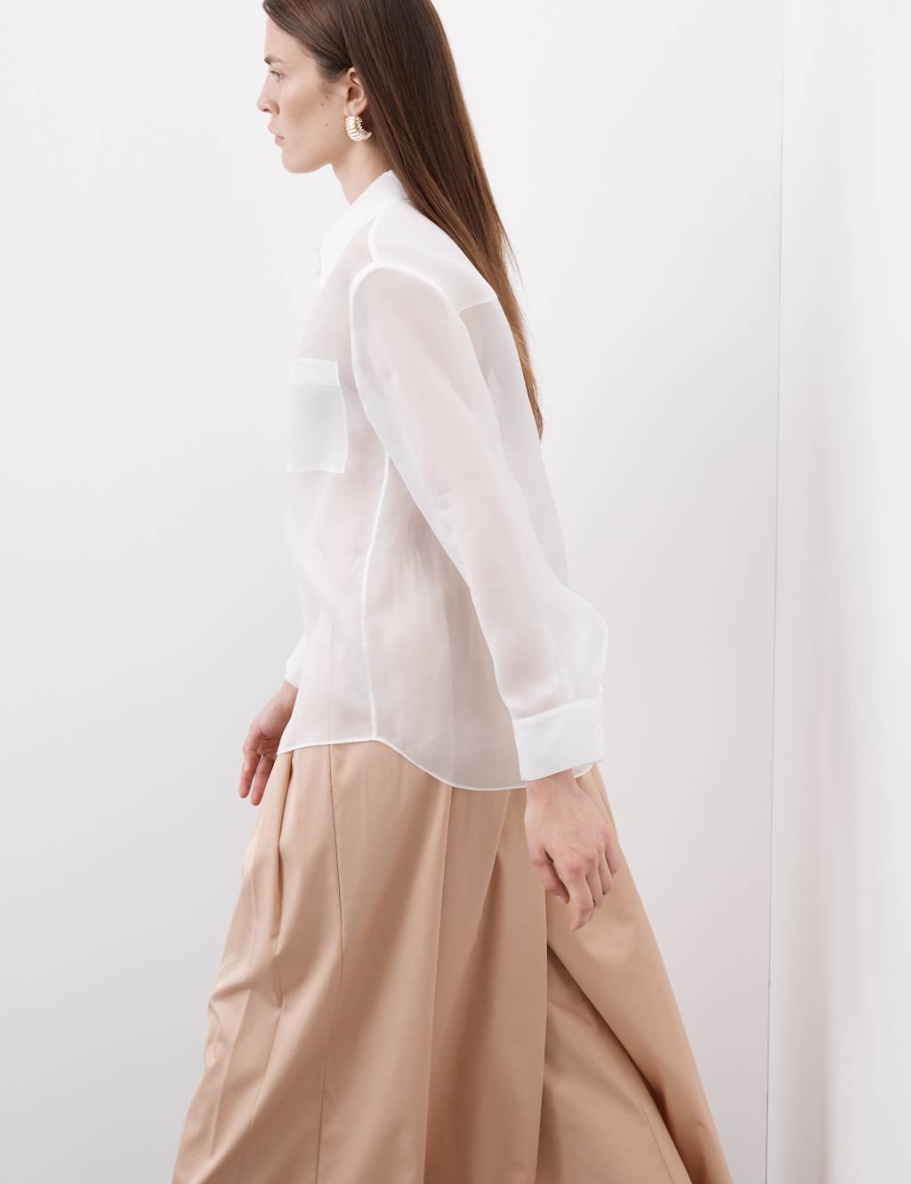 Pure Silk Organza Shirt 7 of 7