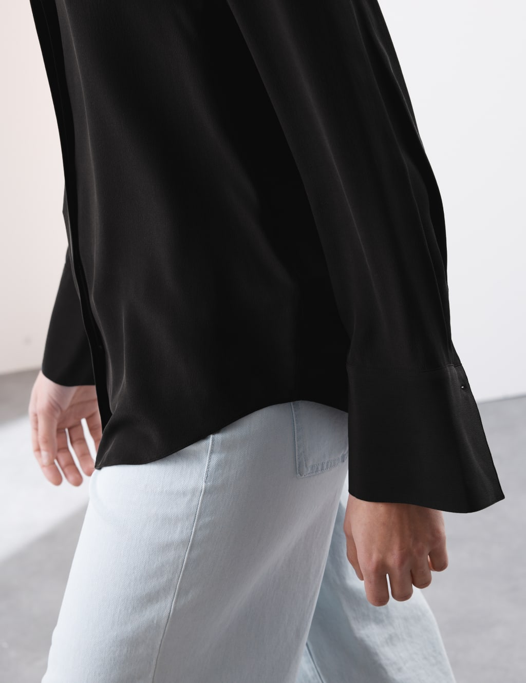 Pure Silk Collared Shirt 6 of 6