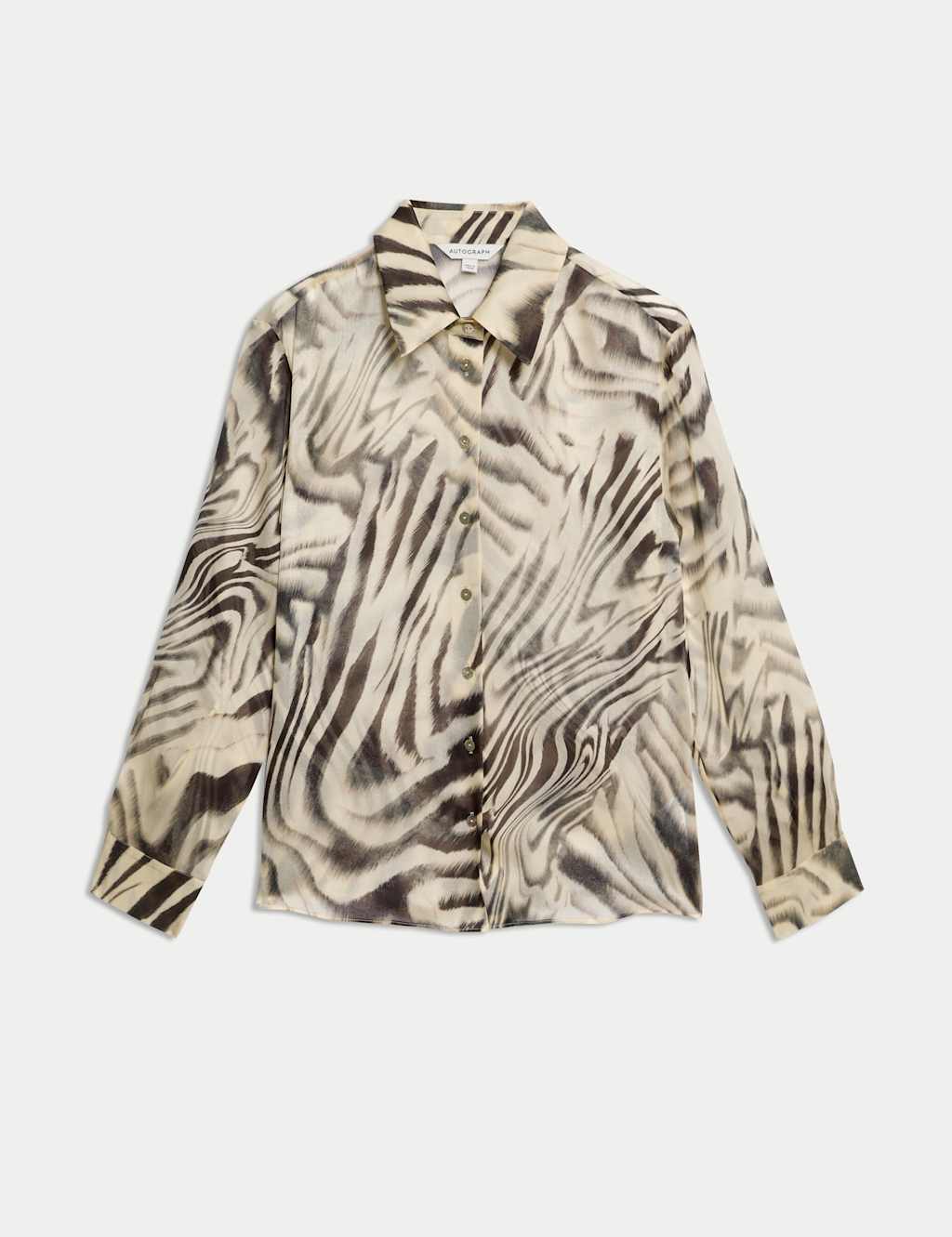 Pure Silk Organza Shirt 2 of 7