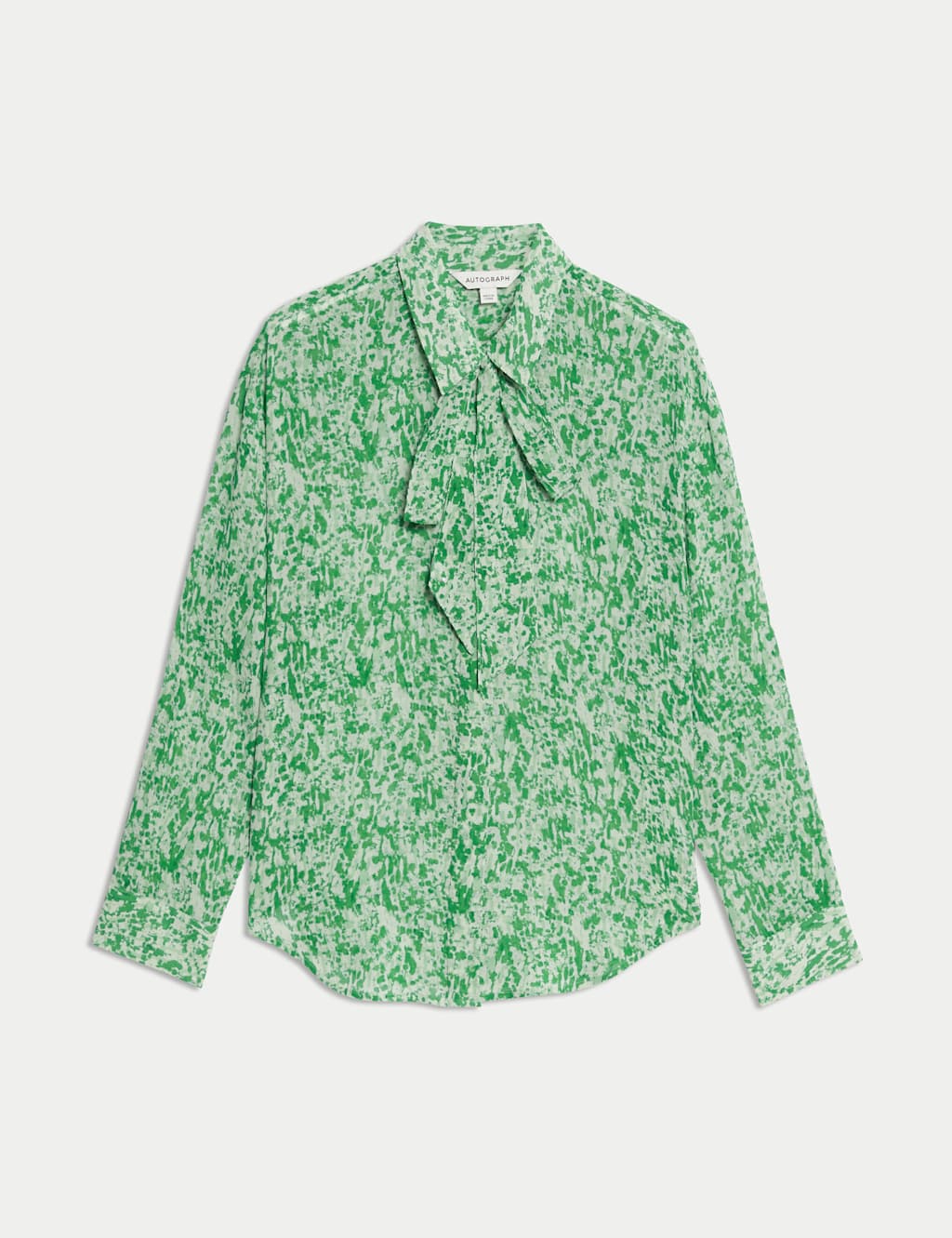 Printed Tie Neck Shirt 2 of 7