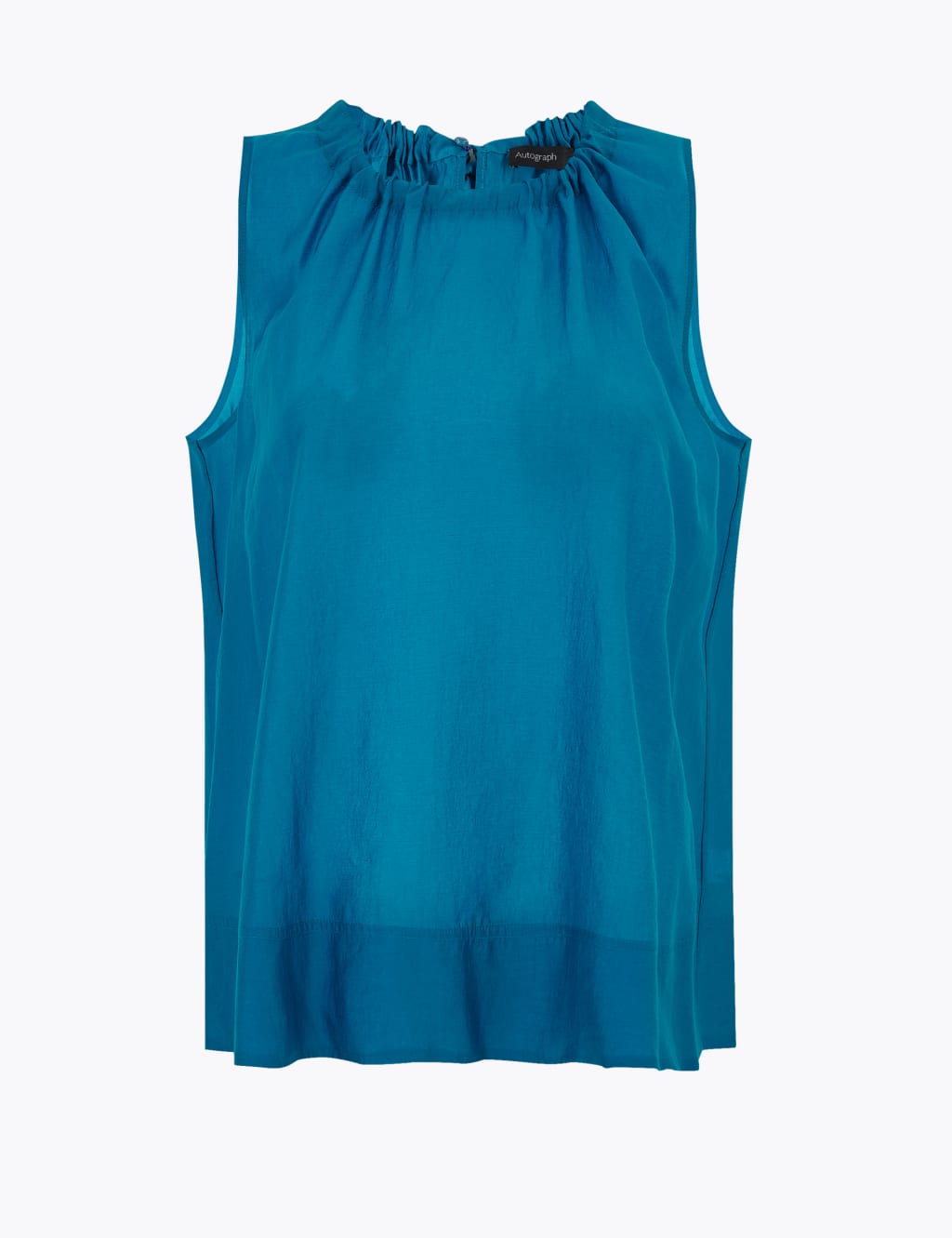 Tencel™ Relaxed Sleeveless Shell Top 2 of 4