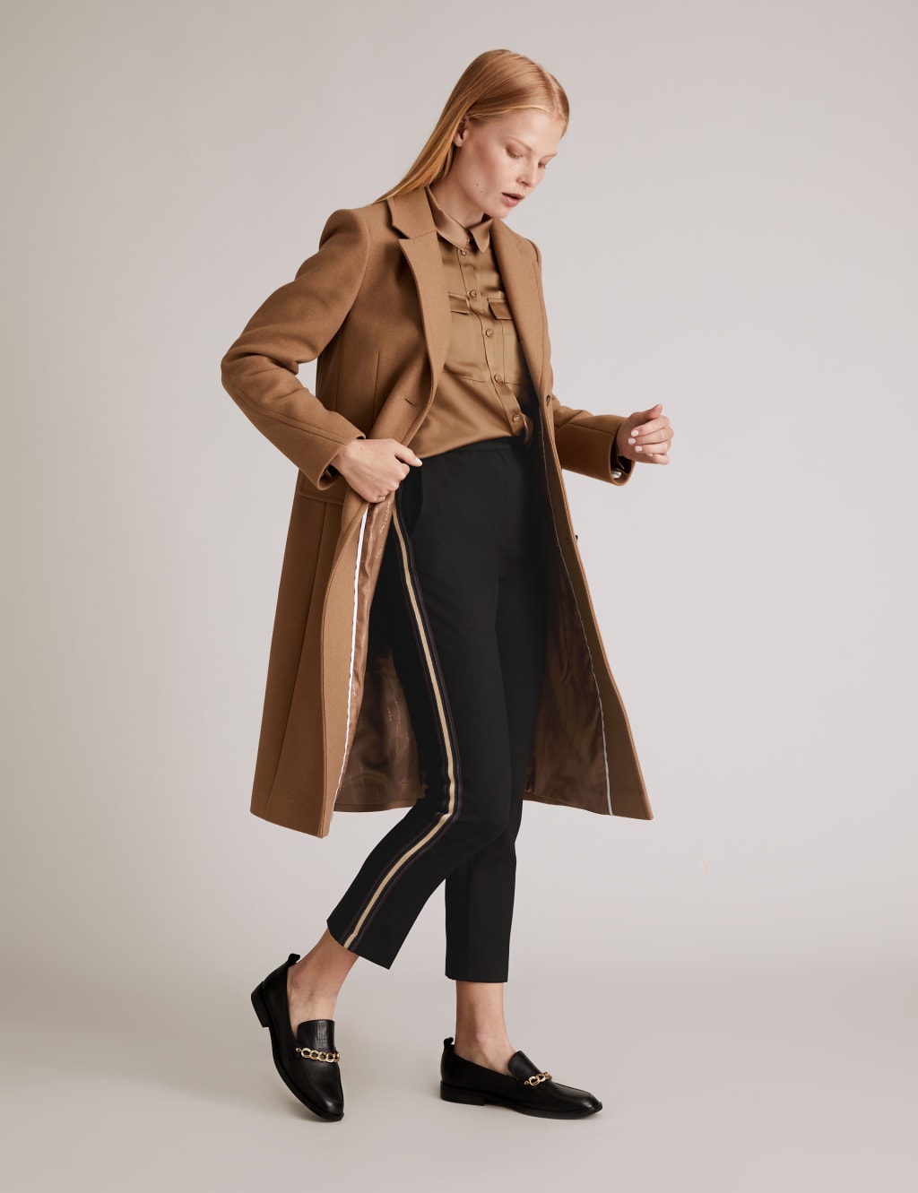 Satin Blouson Sleeve Shirt 5 of 5