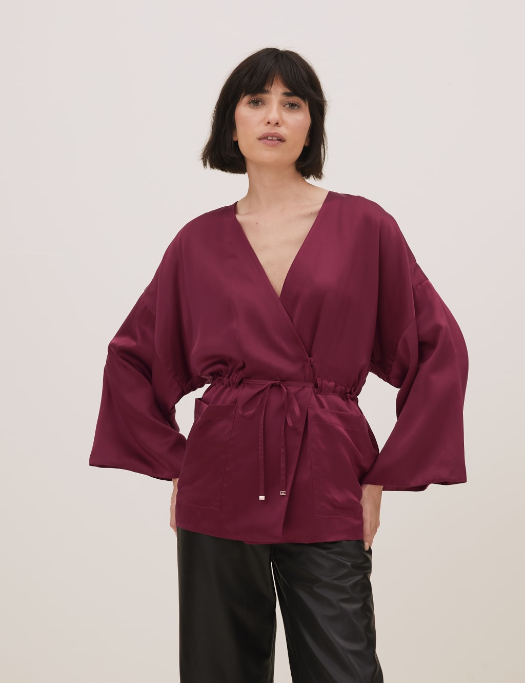 Silk kimono blouse online