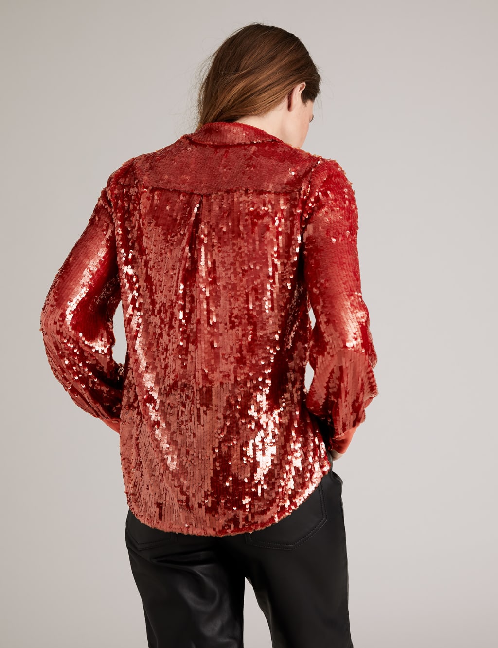 Sequin Long Sleeve Shirt 5 of 5