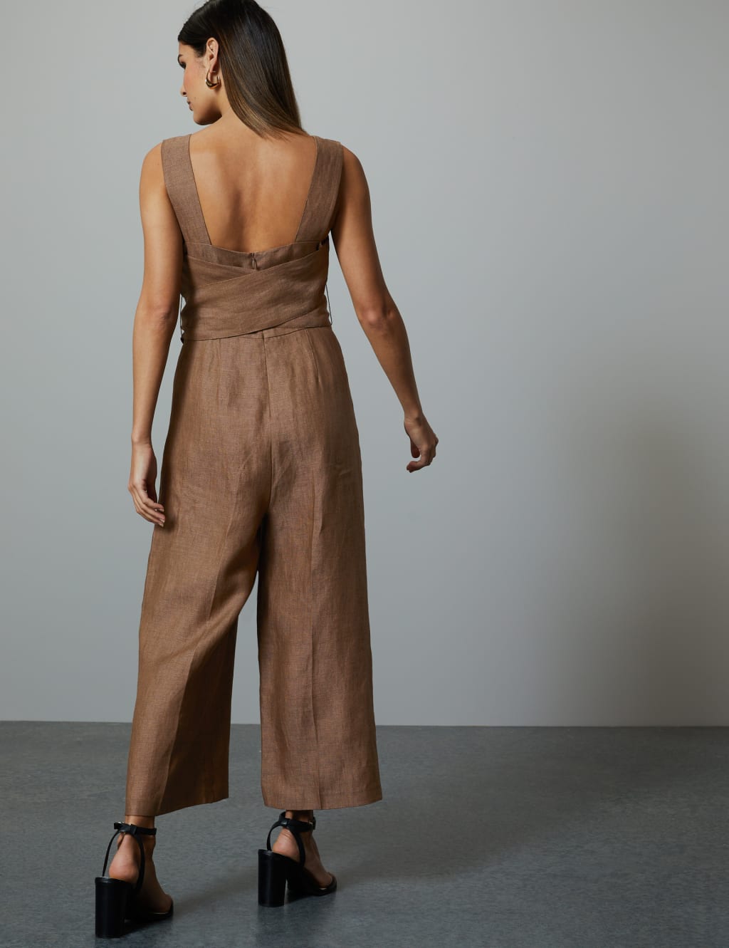 Marks and spencer linen jumpsuit new arrivals