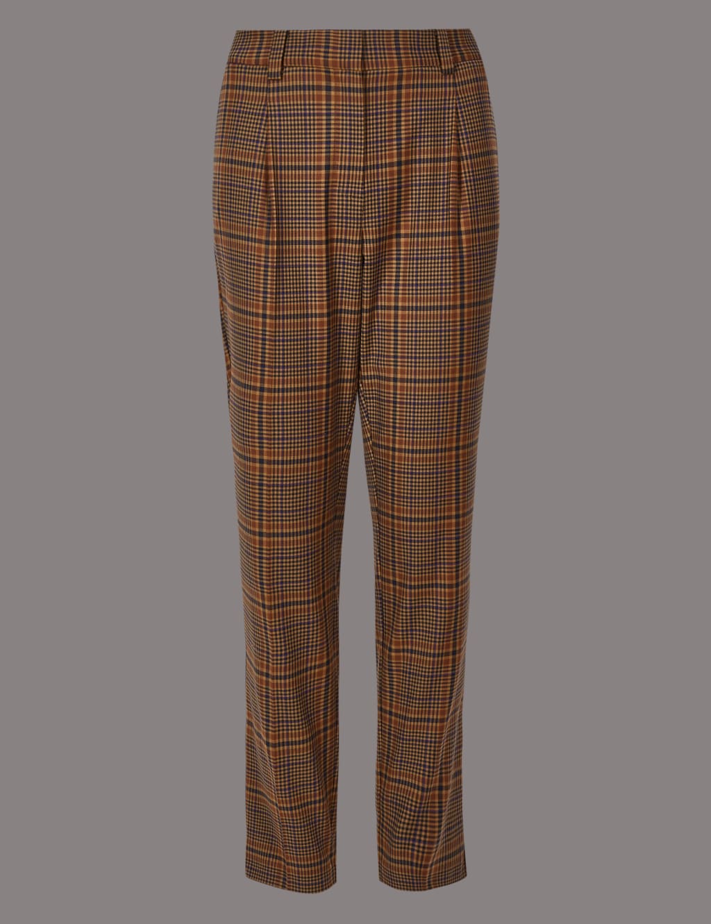 Checked Slim Leg Trousers 2 of 7