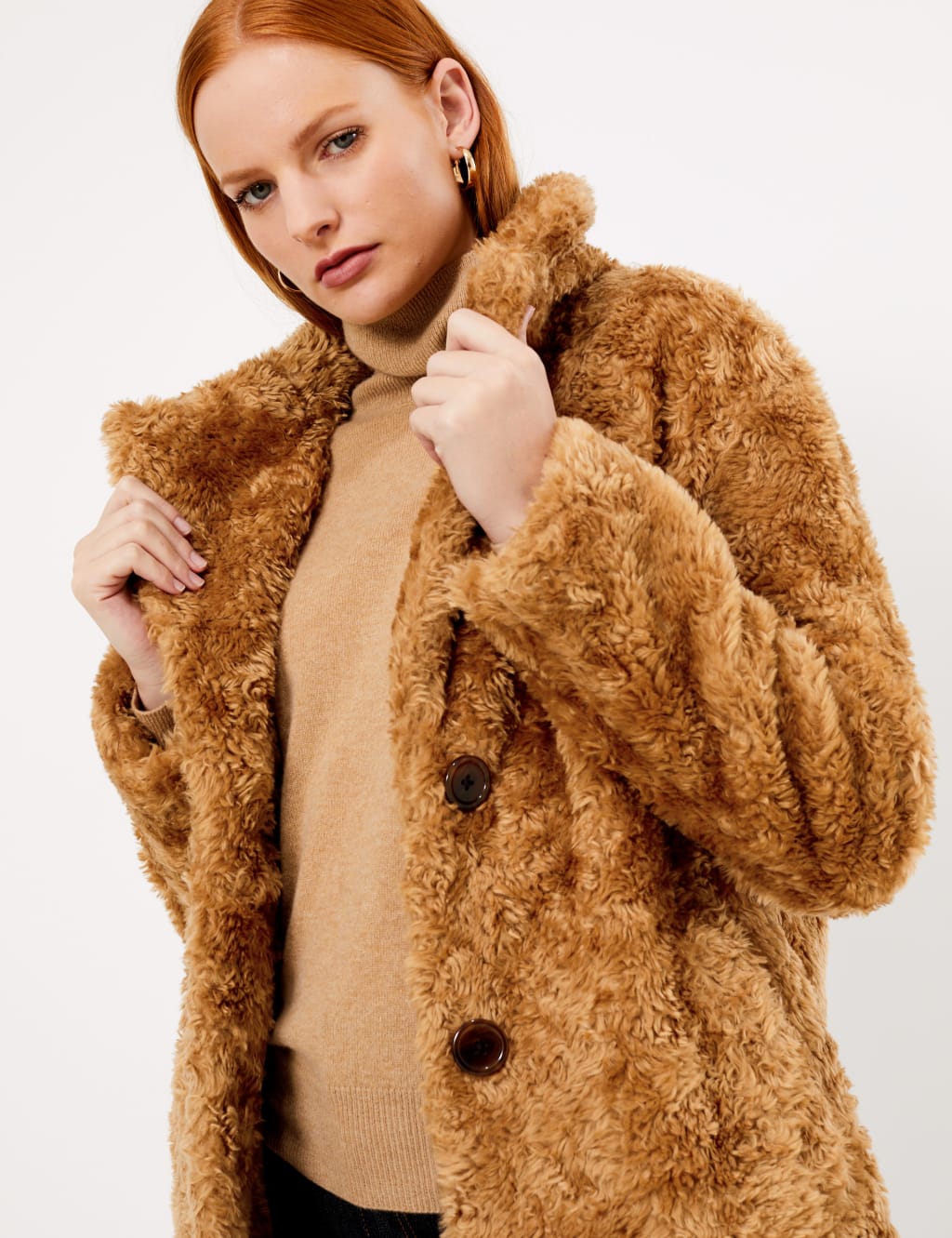 Faux Fur Boyfriend Teddy Coat 4 of 6