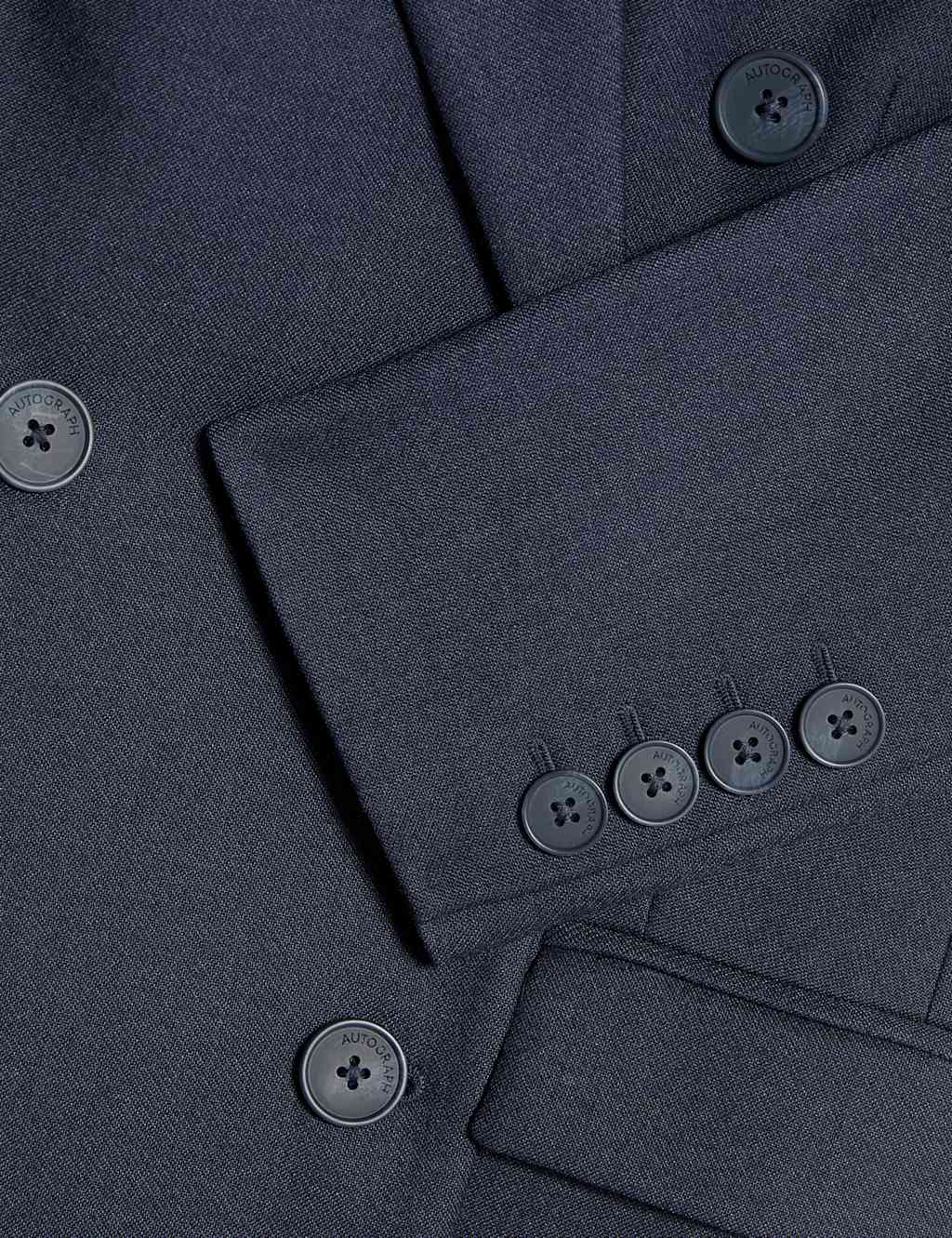 Double Breasted Blazer With Wool 7 of 7