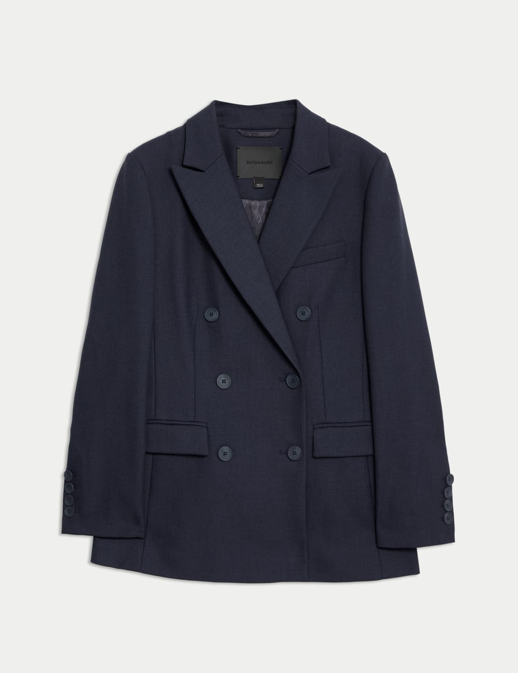 Double Breasted Blazer With Wool Autograph M S