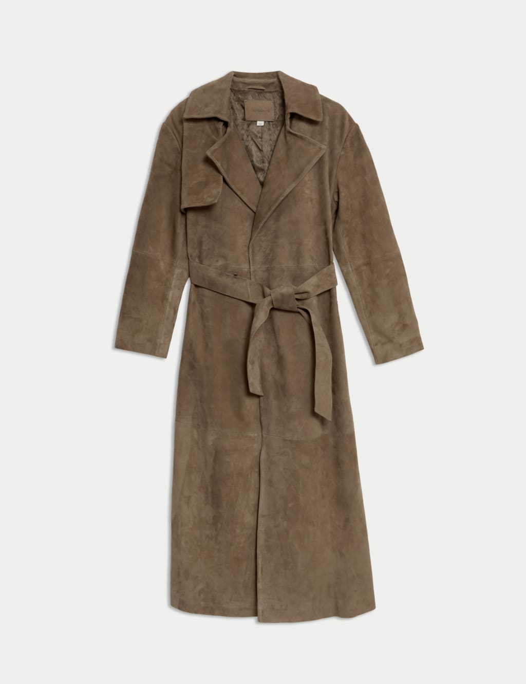 Suede Trench Coat Autograph M S