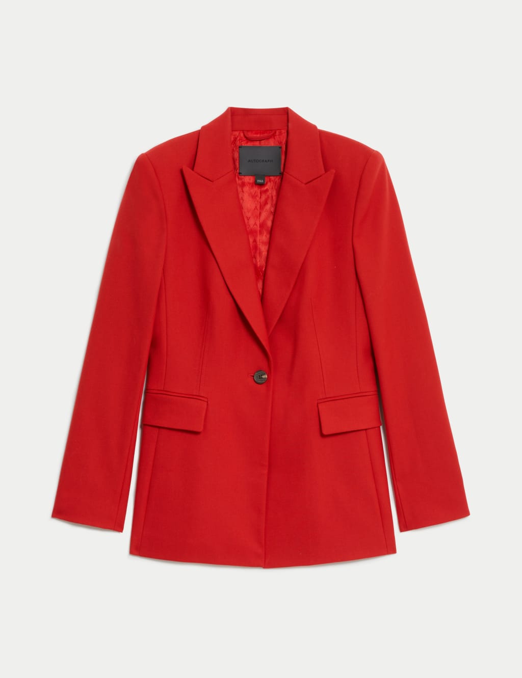 Womens red tailored blazer cheap
