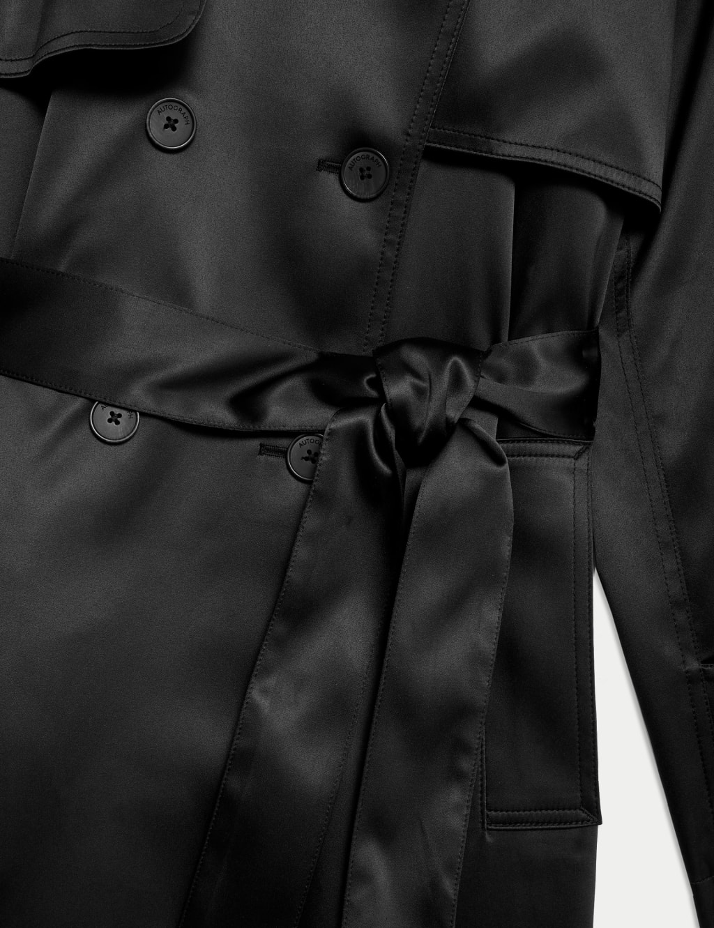 Satin trench coat h&m top