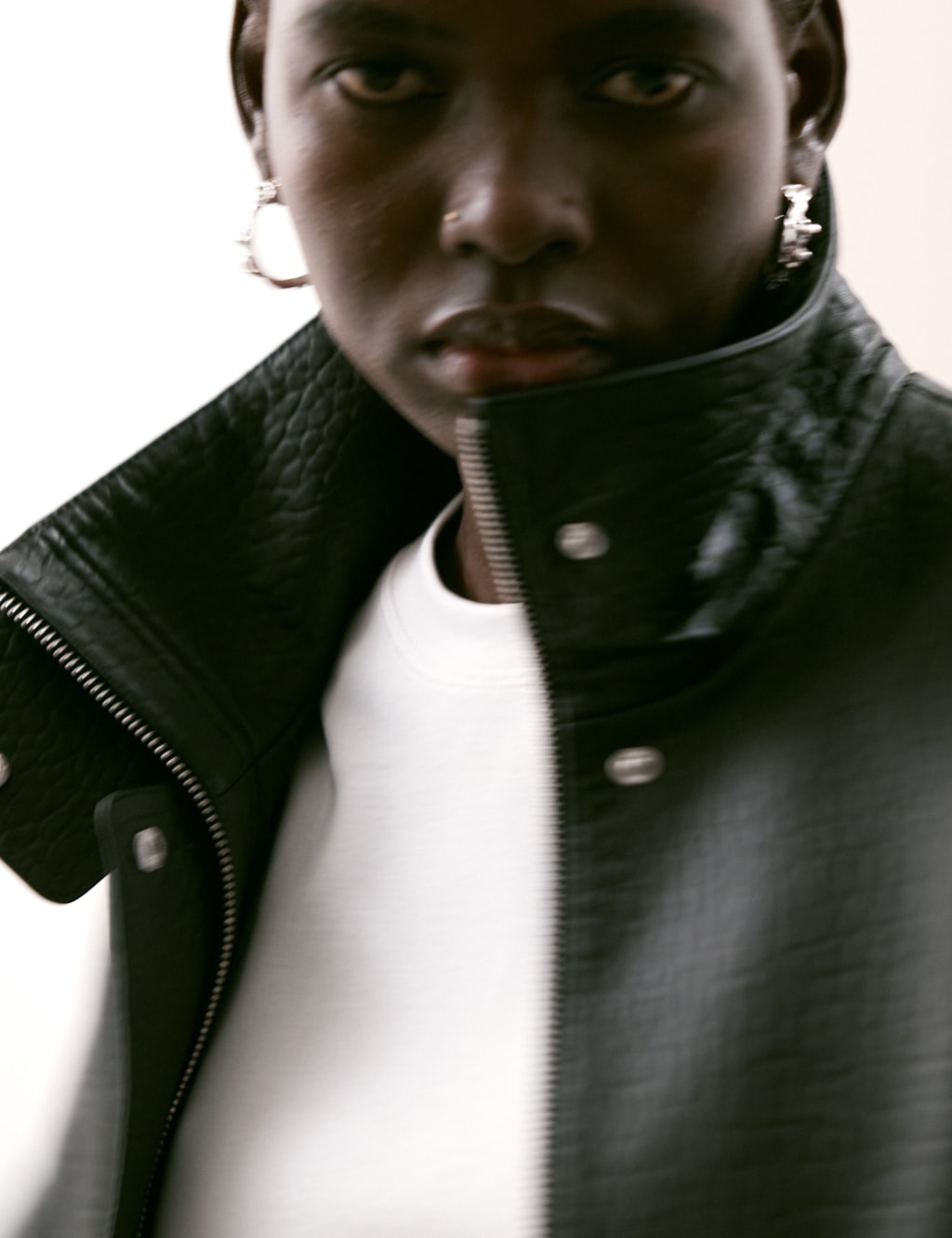 Leather Bomber Jacket | Autograph | M&S