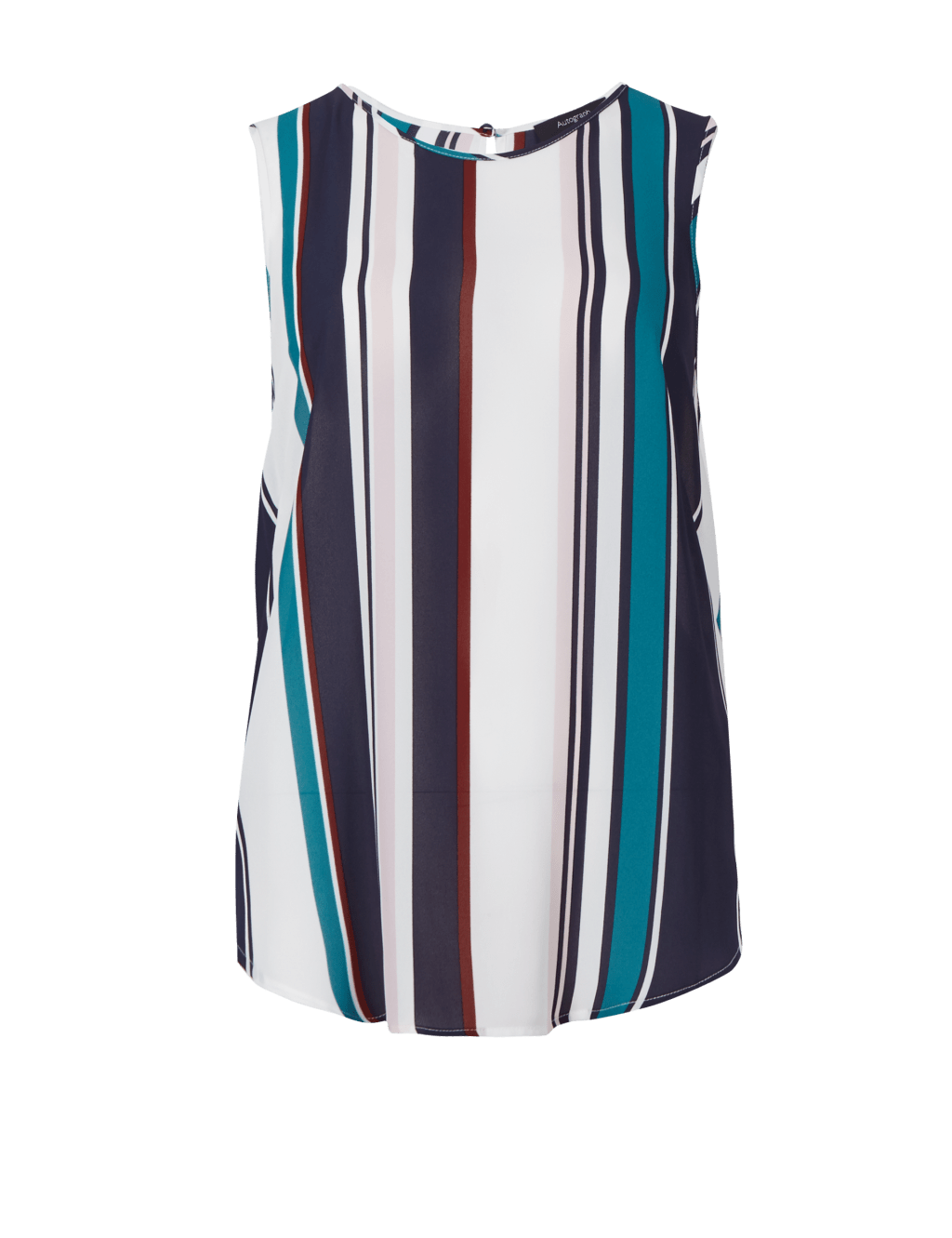 Sleeveless Striped Blouse 2 of 4