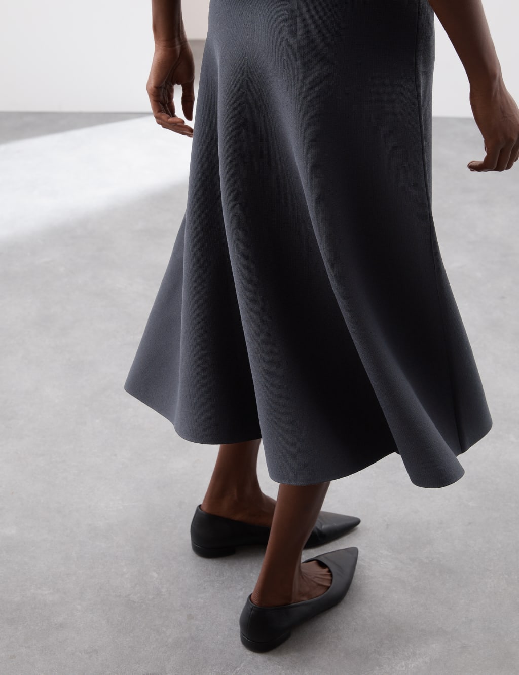 Knit midi skirt 7 inch outlet