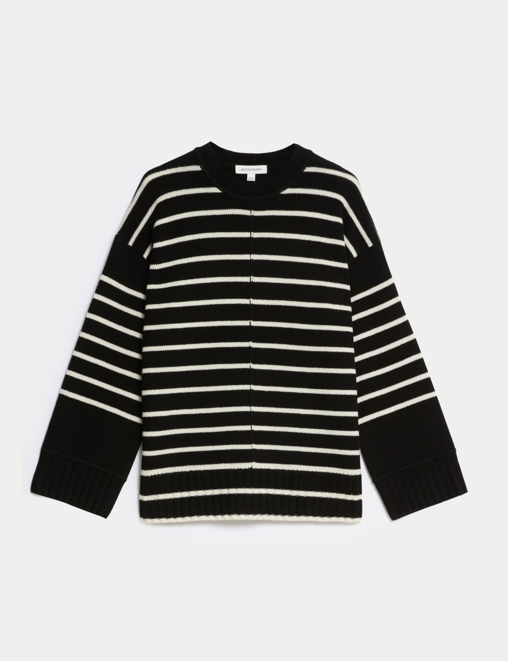 Merino Wool Rich Striped Jumper