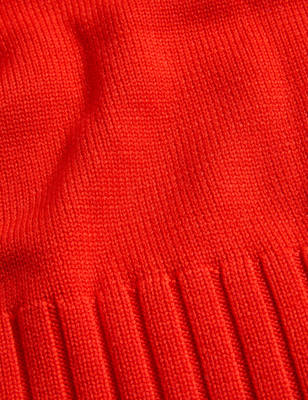 Pure Merino Wool Ribbed Crew Neck Jumper 7 of 7