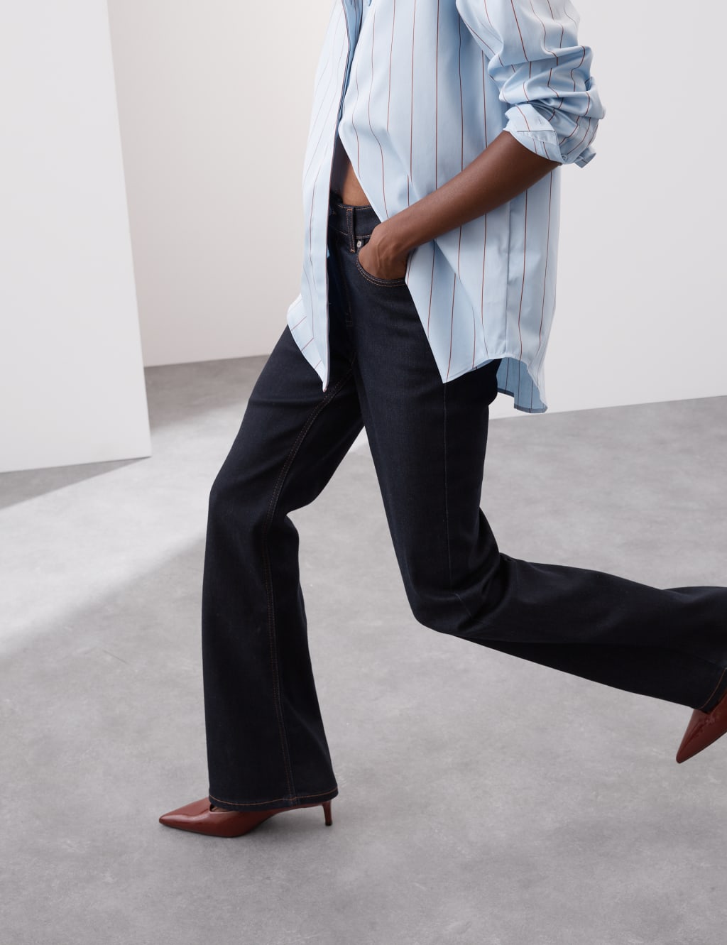 High Waisted Flared Jeans 6 of 6