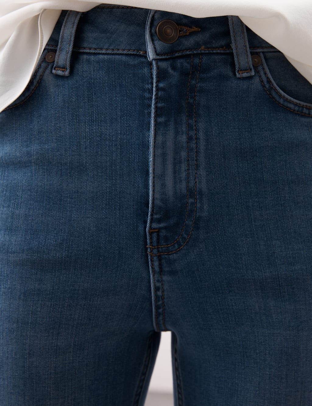 Lyocell™ Blend High Waisted Straight Leg Jeans 5 of 7