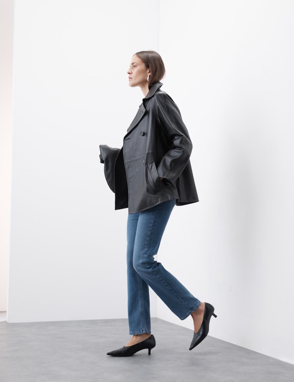 Lyocell™ Blend High Waisted Straight Leg Jeans 6 of 7