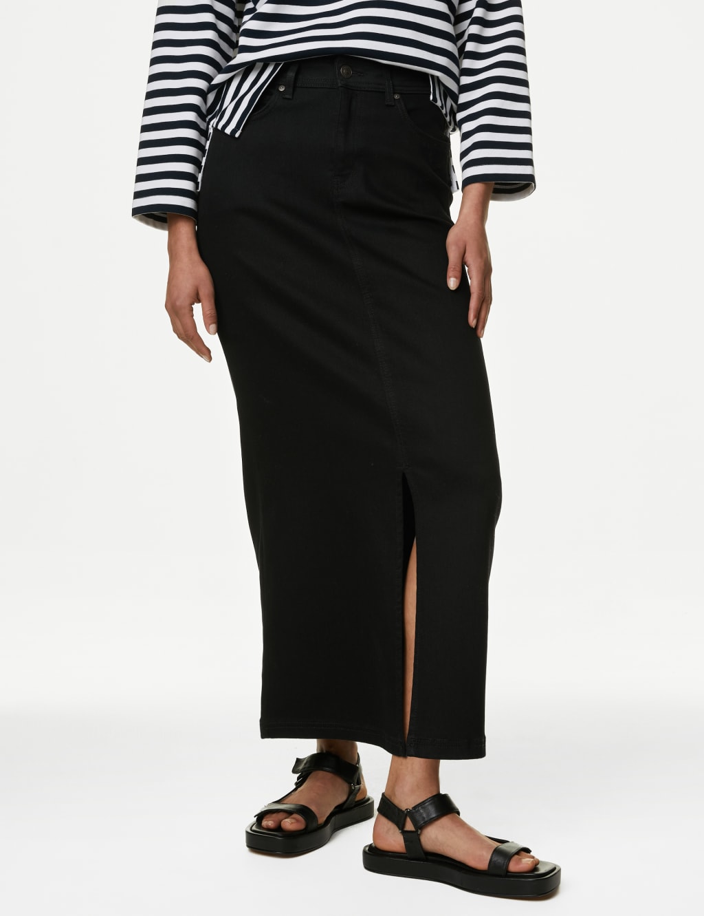Denim Maxi Skirt | Autograph | M&S