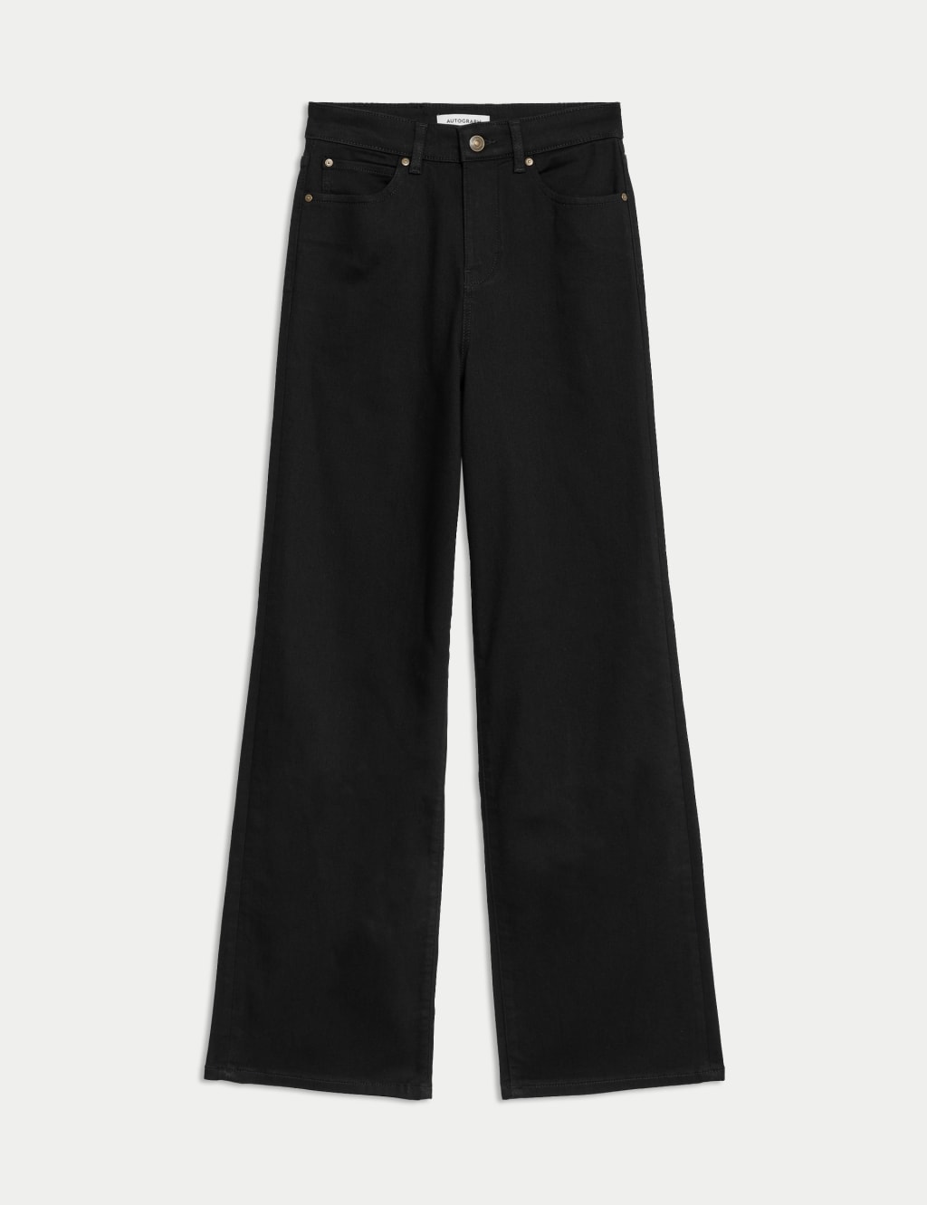 Lyocell Blend Wide Leg Jeans 2 of 7